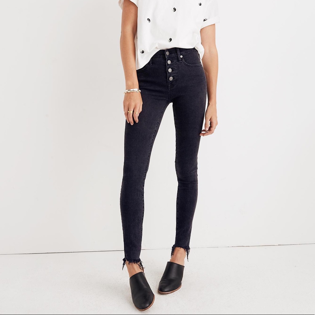 Madewell 9 In High Rise Skinny Jeans, Size 25